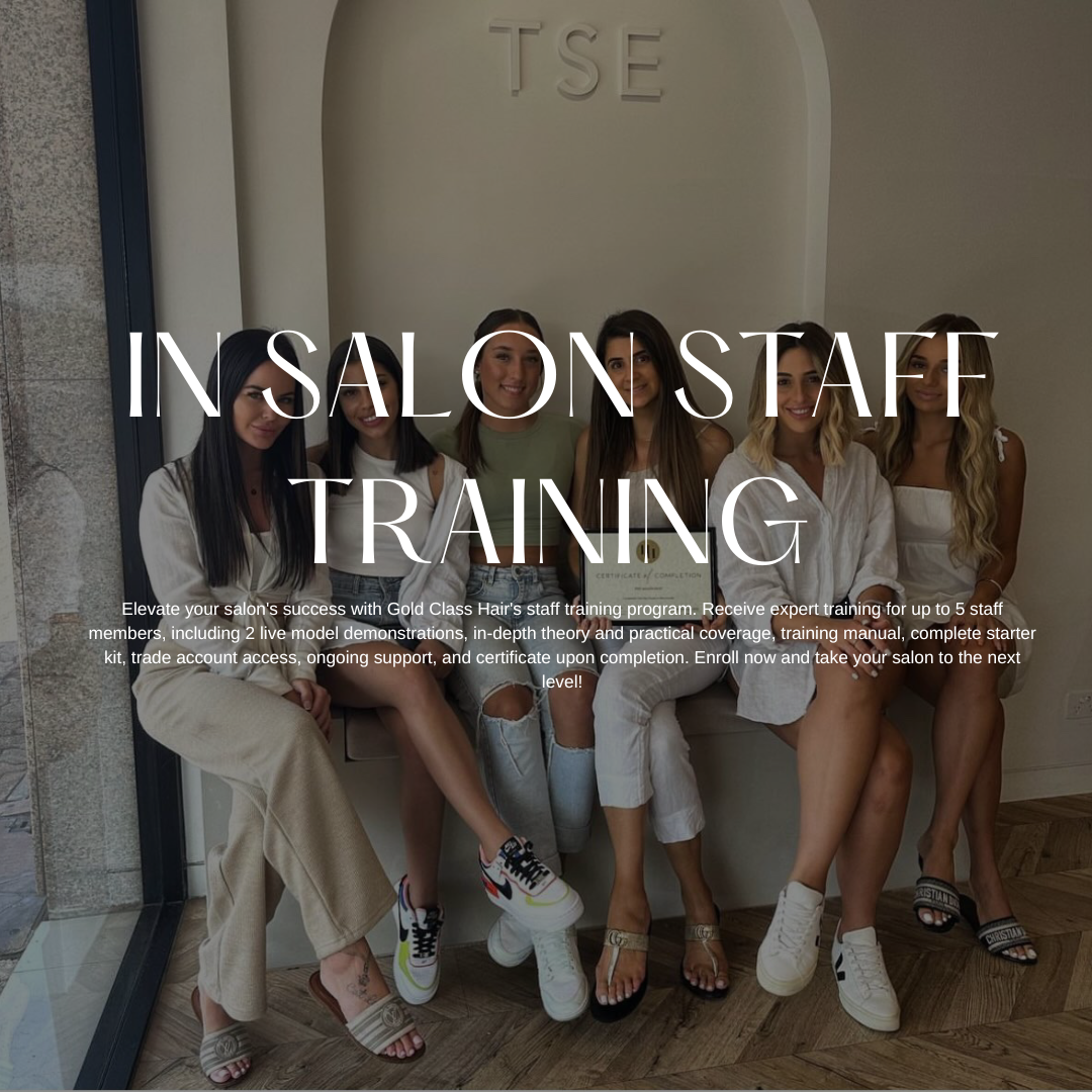 IN SALON STAFF TRAINING