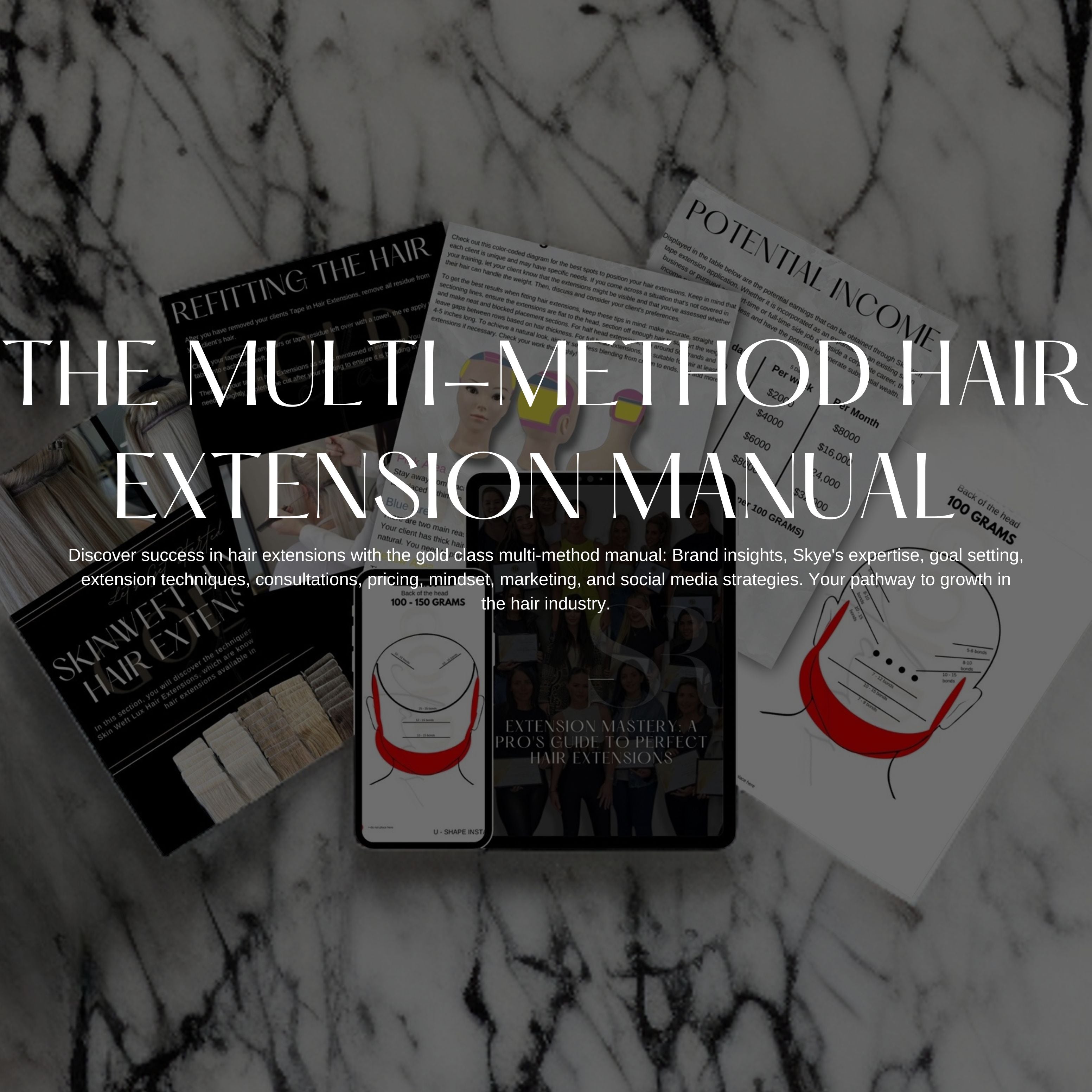 The multi method hair extension manual